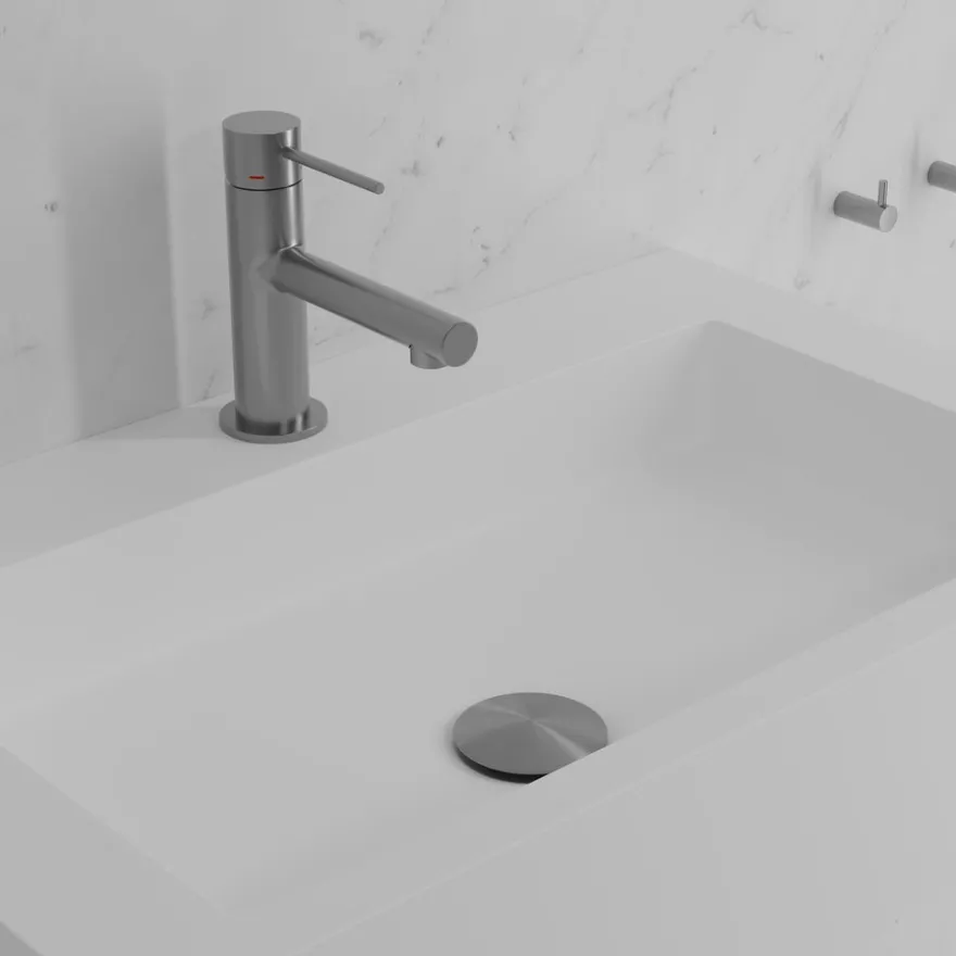 Pesuallashana Scandtap Steel Vertex, teräs