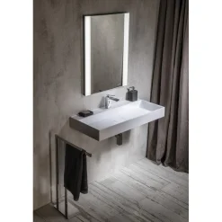 Pesuallas Interia Godiva GU096, 960x440mm, kivi, valkoinen