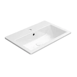 Pesuallas Interia Kube X 58,5x40,5cm, ExtraGlaze-pinnoite, valkoinen