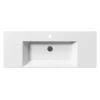 Pesuallas Interia Kube X 120x47cm, ExtraGlaze-pinnoite, valkoinen