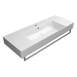 Pesuallas Interia Kube X 120x47cm, ExtraGlaze-pinnoite, valkoinen