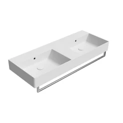 Pesuallas Interia Kube X 120x47cm, kaksoisallas, ei hanareikää