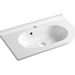 Pesuallas Interia Pulse 75x45 cm, vasen, valkoinen