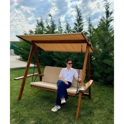 Pihakeinu Linento Garden Riva 2100, 3-istuttava, camel