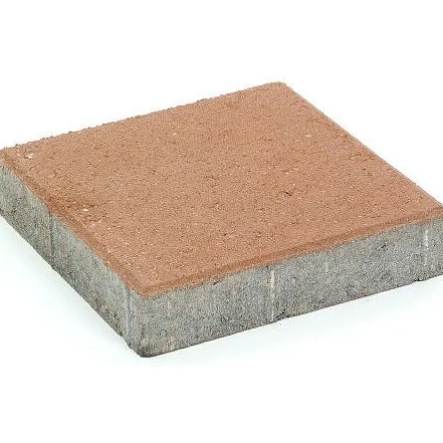 Pihakivi Rudus Kartanolaatta 80, 278x278x80mm, sileä, hiekanruskea