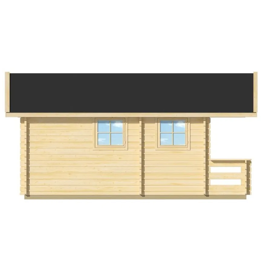 Pihasauna Luoman Lillevilla 7-5 Tiira, 10.3 + 2.3m²