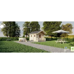 Pihasauna Luoman Lillevilla 7-5 Tiira, 10.3 + 2.3m²