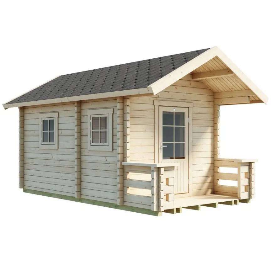 Pihasauna Luoman Lillevilla 7-5 Tiira, 10.3 + 2.3m²