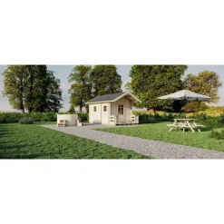 Pihasauna Luoman Lillevilla 7-5 Tiira, 10.3 + 2.3m²
