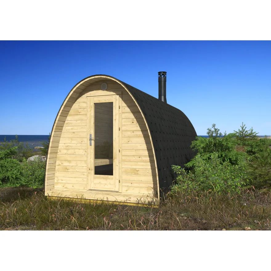 Pihasauna Tene Lars 11.4m², valmiiksi rakennettu