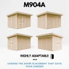 Pihavaja Timbela LP SmartSide M901A-M904A, tuplaovi, eri kokoja