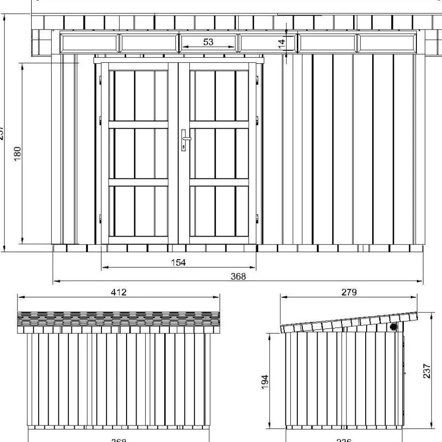 Pihavaja Timbela LP SmartSide M901A-M904A, tuplaovi, eri kokoja