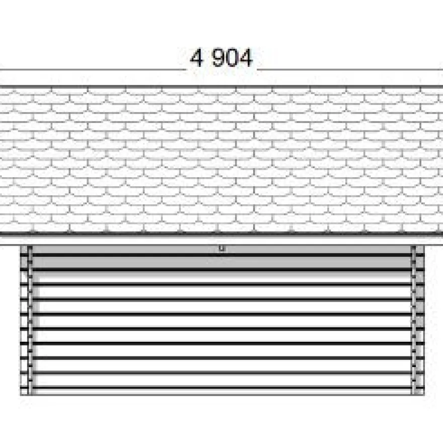 Pihavarasto/lato LP Garden R-L, 16m², rakomallinen