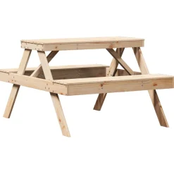 Piknik-/puutarhapöytä, 105x134x75 cm, eri värejä (33985)