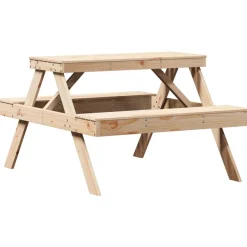 Piknik-/puutarhapöytä, 105x134x75 cm, eri värejä (33985)