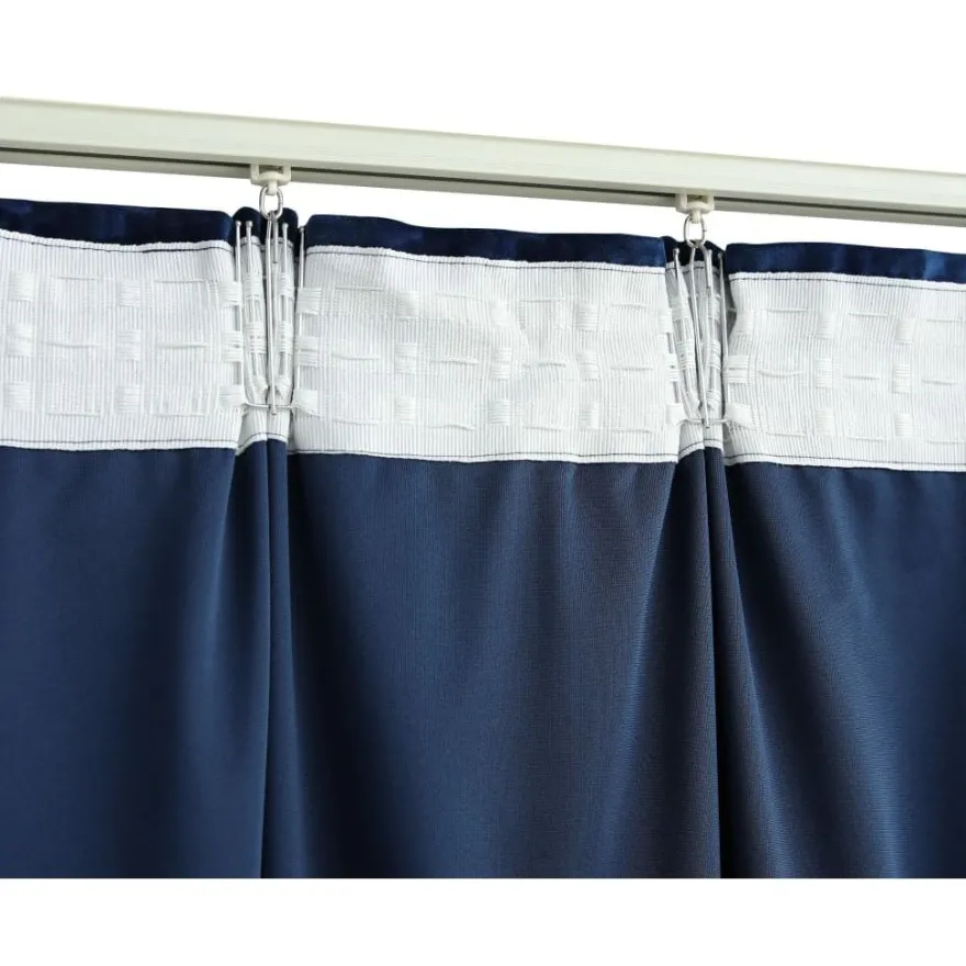 Pimennysverhot koukuilla 2kpl sametti 140x225cm