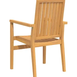 Pinottavat puutarhatuolit 8 kpl 56,5x57,5x91, tiikki