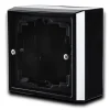 Pintakotelo Ensto Intro - 1-os, 85x85x46 musta