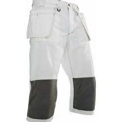 Piraattihousut Blåkläder 1540, valkoinen, 100% puuvilla, 320 g/m²