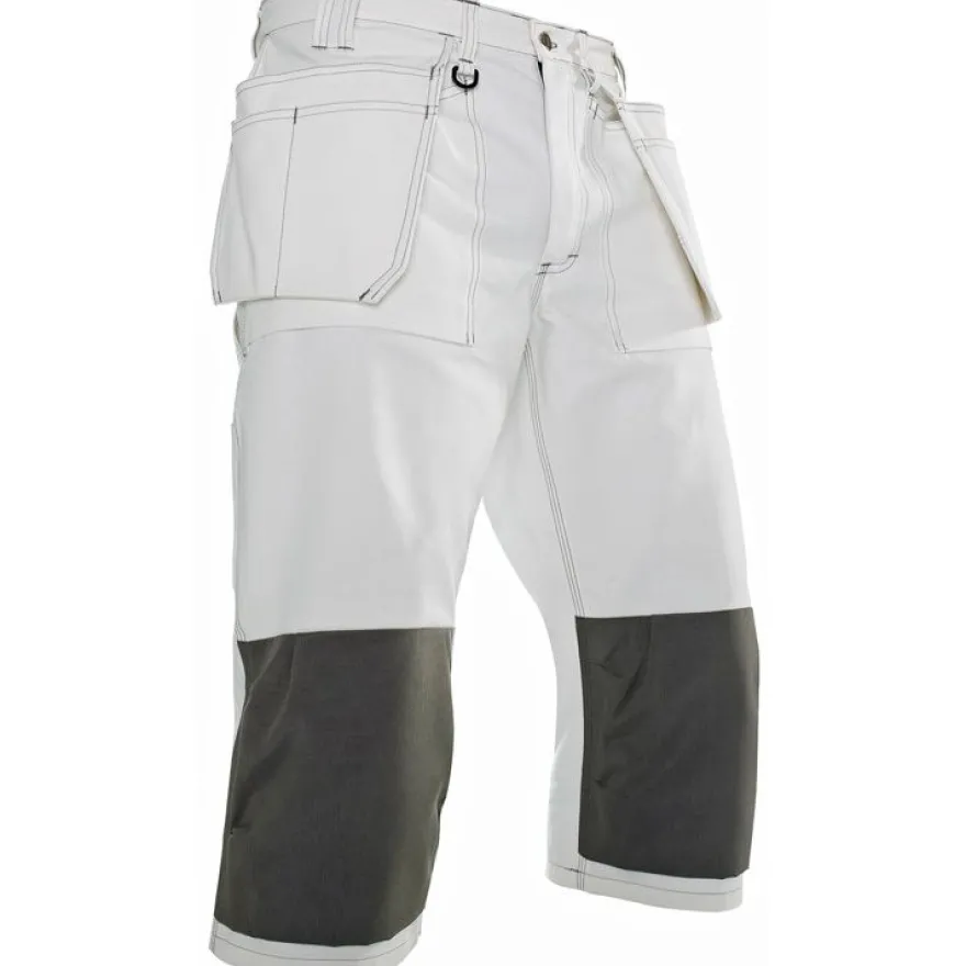 Piraattihousut Blåkläder 1540, valkoinen, 100% puuvilla, 320 g/m²