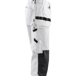 Piraattihousut Blåkläder 1540, valkoinen, 100% puuvilla, 320 g/m²