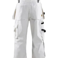 Piraattihousut Blåkläder 1540, valkoinen, 100% puuvilla, 320 g/m²