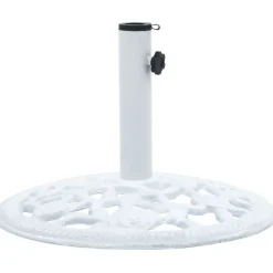 Päivänvarjon alusta valkoinen 12 kg 48 cm valurauta