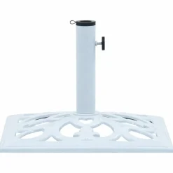 Päivänvarjon alusta valkoinen 12 kg 49 cm valurauta