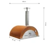 Pizzauuni GrillSymbol Pizzo, 80x81x96cm