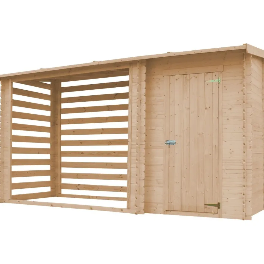 Polttopuukatos ja pihavaja Timbela M205, 3.64m²