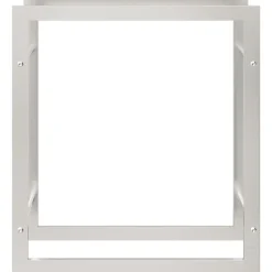 Polttopuuteline 80x28x86 cm ruostumaton teräs