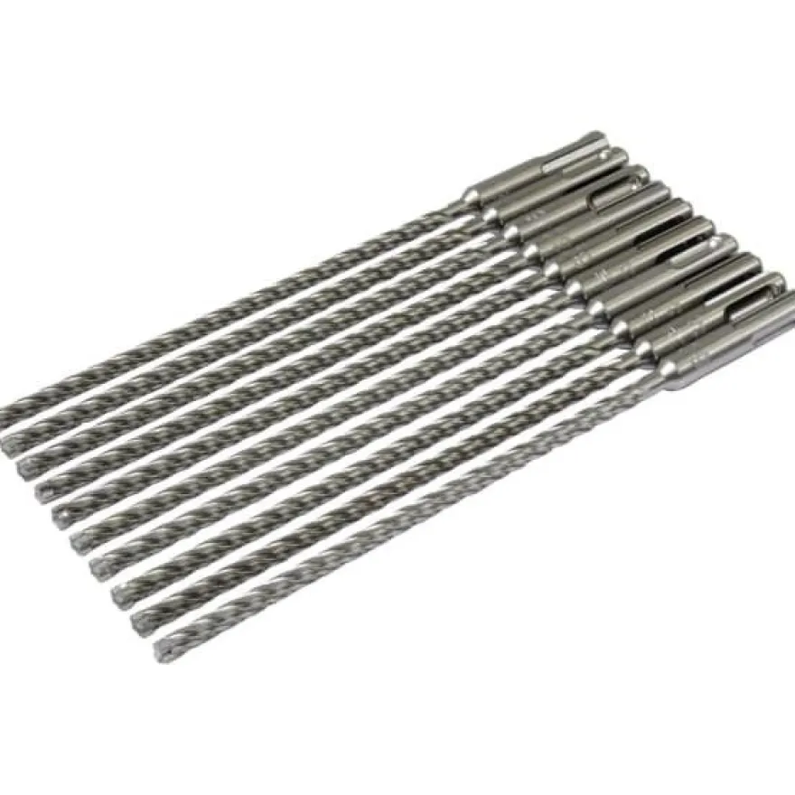 Poravasaran teräsarja Makita B-63389, SDS-Plus, 8x215mm, 10kpl/pkt