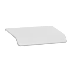 Profiilivedin Beslag Design Curve, 45x36x17 mm, cc 32 mm, valkoinen