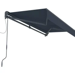 Puolikasettimarkiisi Lykke, 2,95x2,5 m, moottoroitu, tummanharmaa