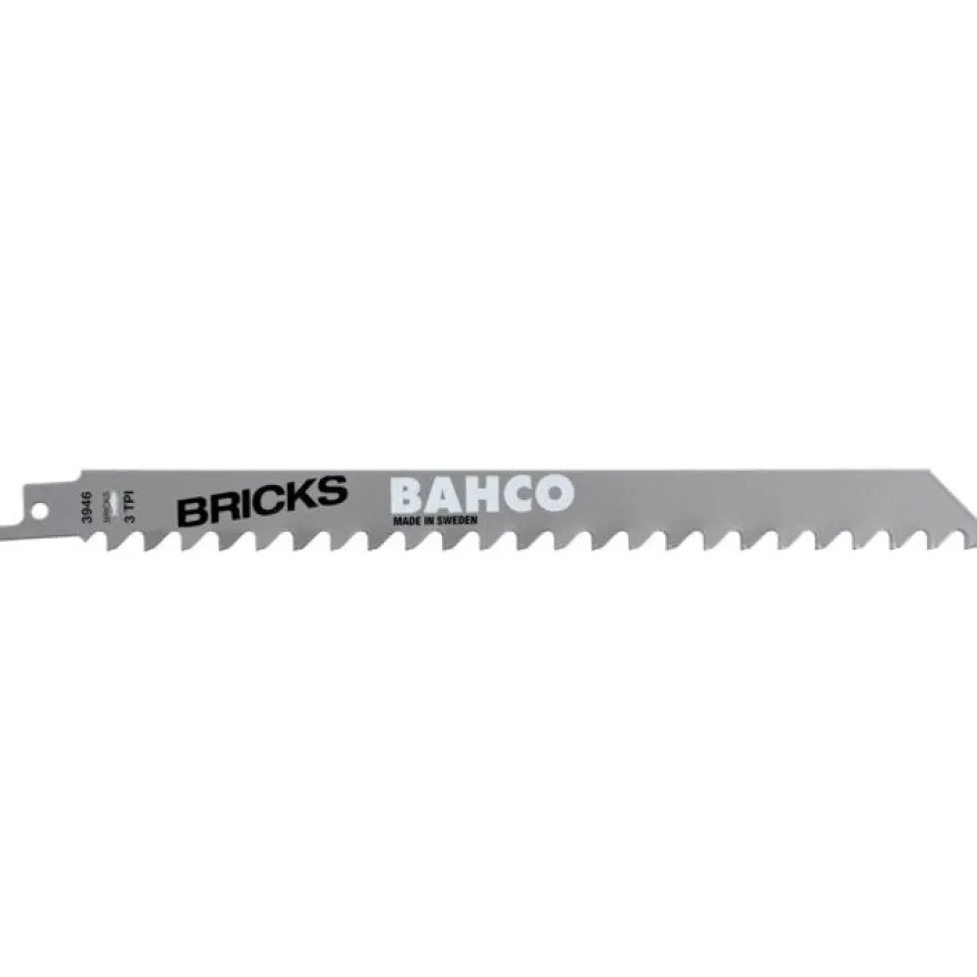 Puukkosahanterä Bahco SL 150x0,9mm, 6TPI, kevytbetonille, tiilelle ja lasikuidulle, 1kpl