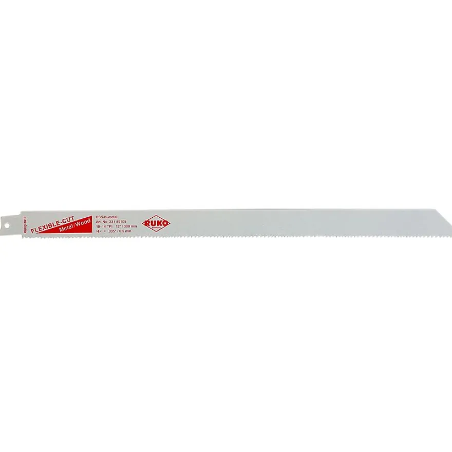 Puukkosahanterä Ruko, HSS-BI 10TPI/300mm/5kpl