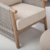 Puutarhakalustesetti Home4You DIANA sohva, 2 nojatuolia ja 2 pöytää, beige