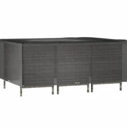 Puutarhakalustesuoja 12 purjerengasta 270x180x90 cm suorakaide