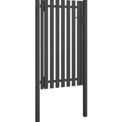 Puutarhan aitaportti, teräs 1x2.25m, antrasiitti