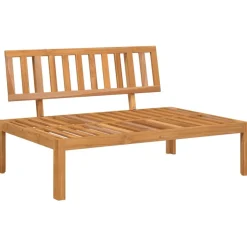 Puutarhan lavasohvasarja, 4-osainen täysi akasiapuu, eri sarjoja (44410)