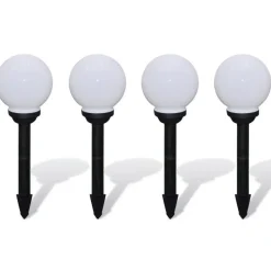 Puutarhan polkuvalaisin aurinkovoima pallo led 15 cm 4 kpl