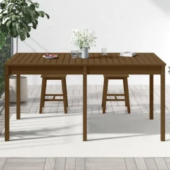 Puutarhan ruokapöytä, korkeus 76cm, eri värejä ja kokoja