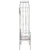 Puutarhapenkki 122 cm, rauta, antiikinruskea