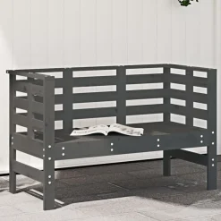 Puutarhapenkki harmaa 111,5x53x71 cm, mänty
