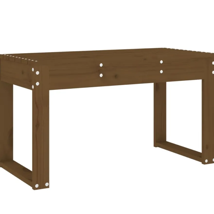 Puutarhapenkki hunajanruskea 80x38x45 cm, mänty