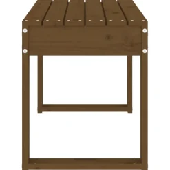 Puutarhapenkki hunajanruskea 80x38x45 cm, mänty