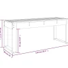 Puutarhapenkki hunajanruskea 110x38x45 cm, mänty