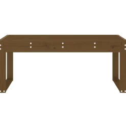 Puutarhapenkki hunajanruskea 110x38x45 cm, mänty