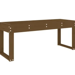 Puutarhapenkki hunajanruskea 110x38x45 cm, mänty