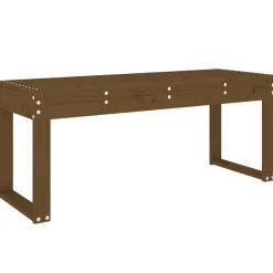 Puutarhapenkki hunajanruskea 110x38x45 cm, mänty